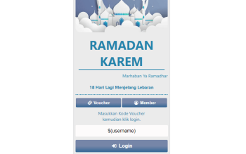 Hotspot Mikrotik Template Ramadhan 1443H 2022